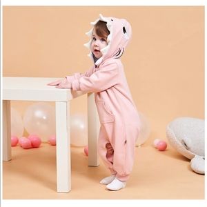 Pink Baby Shark Jumpsuit 3-6 months